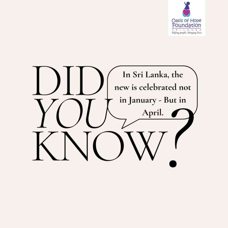 Sri Lanka Sinhala and Tamil New Year?